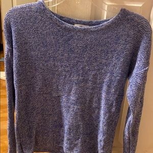 Blue with white detailing sweater shirt